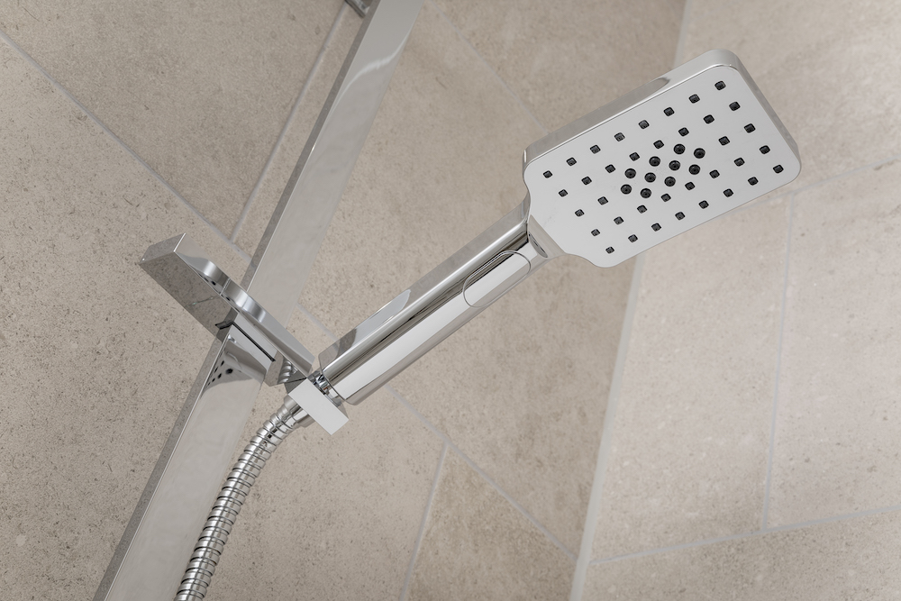 North star house. Swindon.shower close up